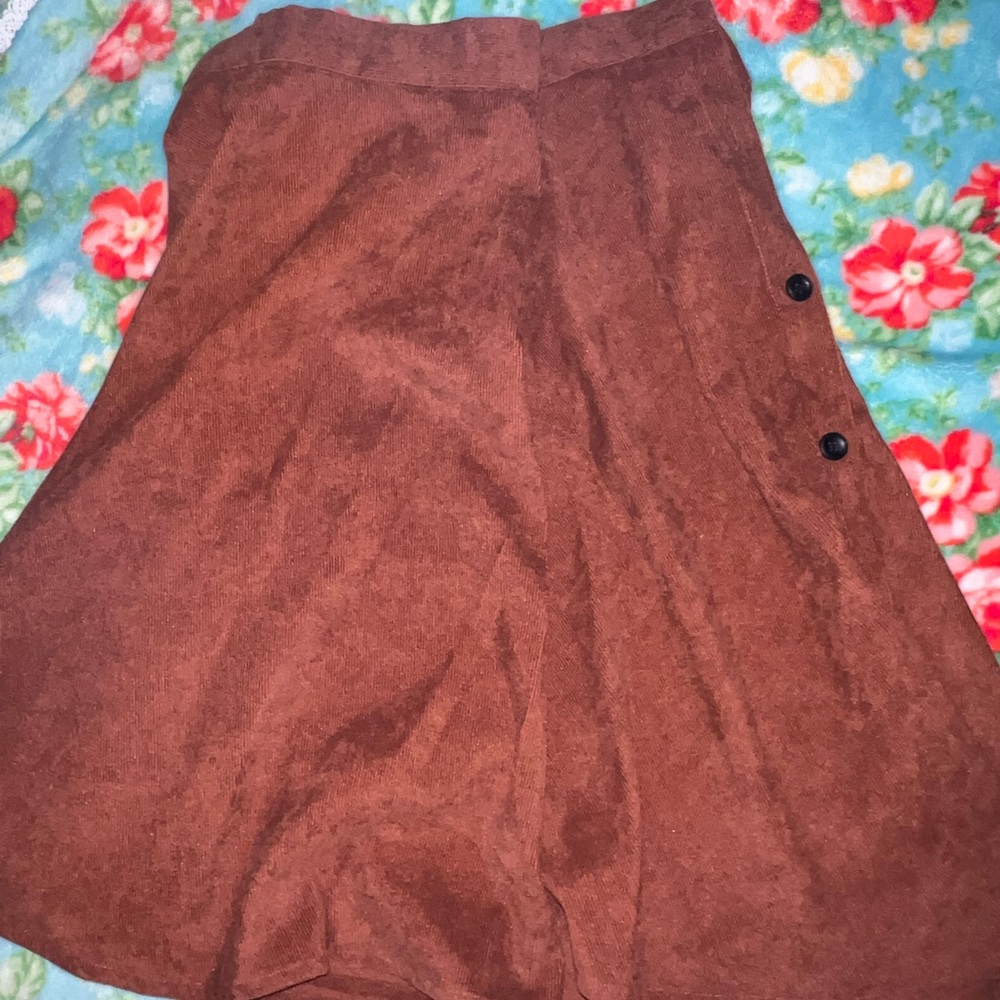 Rust Orange Skirt